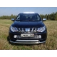 Защита передняя двойная 76-75 мм ТСС для Mitsubishi L200 2015-2019